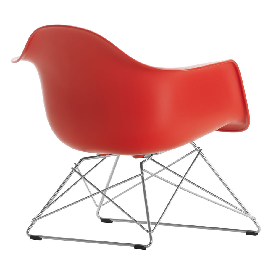 Fauteuil LAR RE chroom Poppy Red