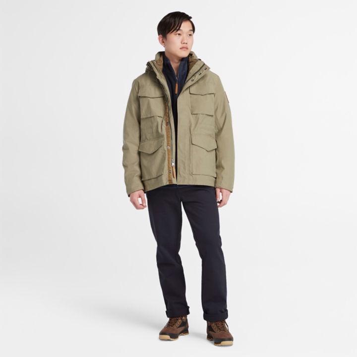 Calças retas Sandown de 5 bolsos para homem, na cor azul marinho.