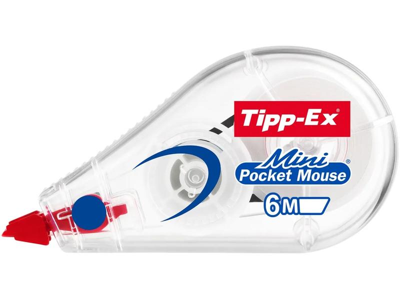 Tipp-Ex Korrekturroller Mini 6 m x 5 mm, 1 Stück Einweg Korrekturroller
