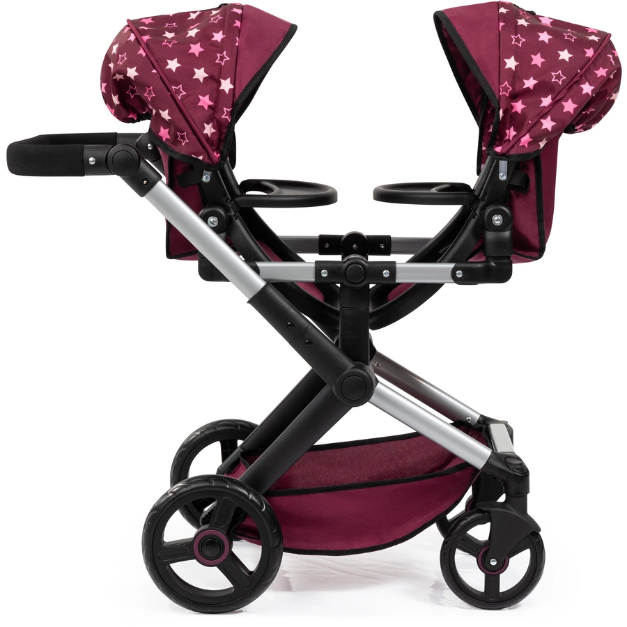 bayer Design Zwillings-Puppenwagen Xeo Twin mit Einhorn