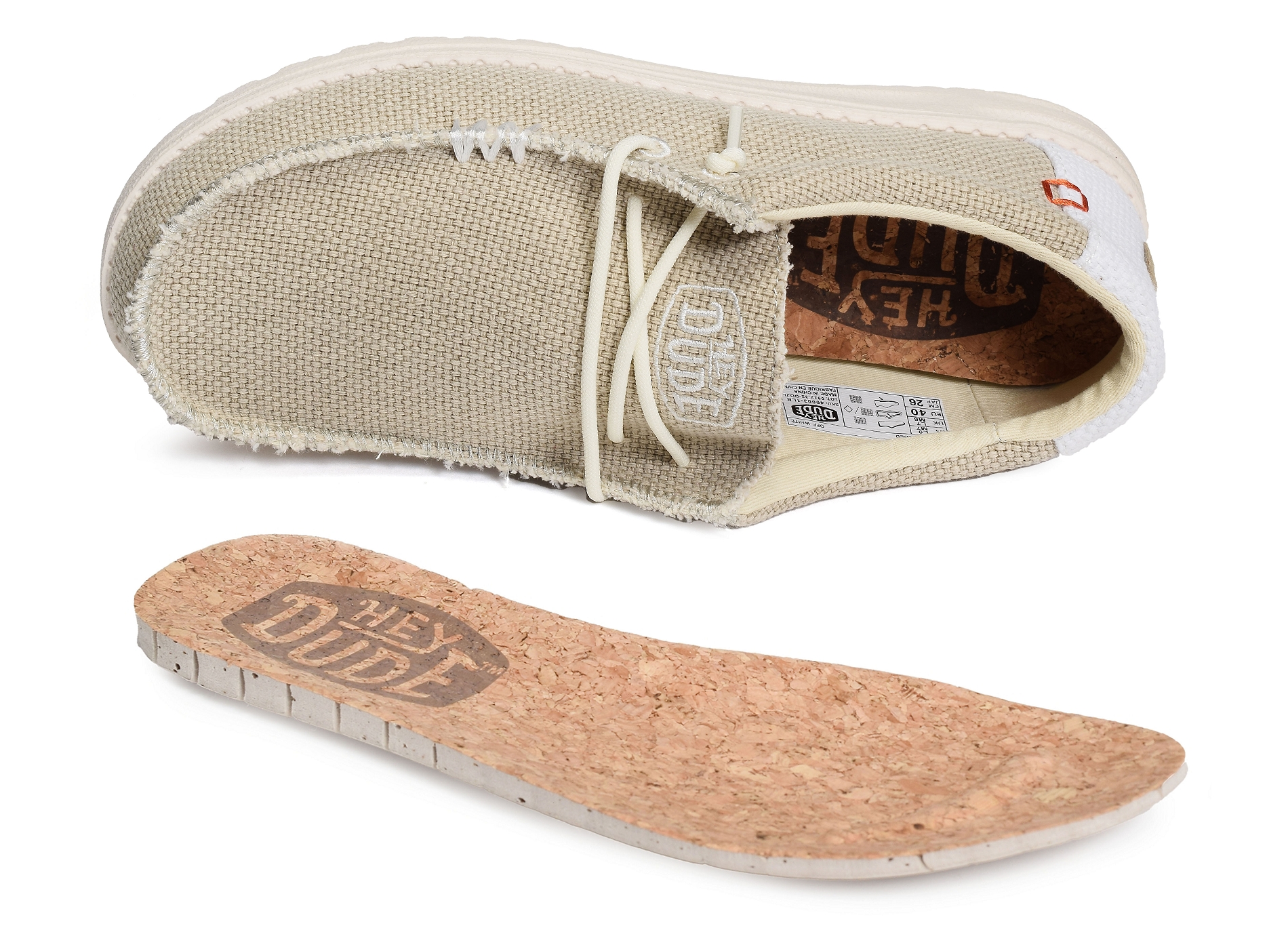 Wally braided blanc beige