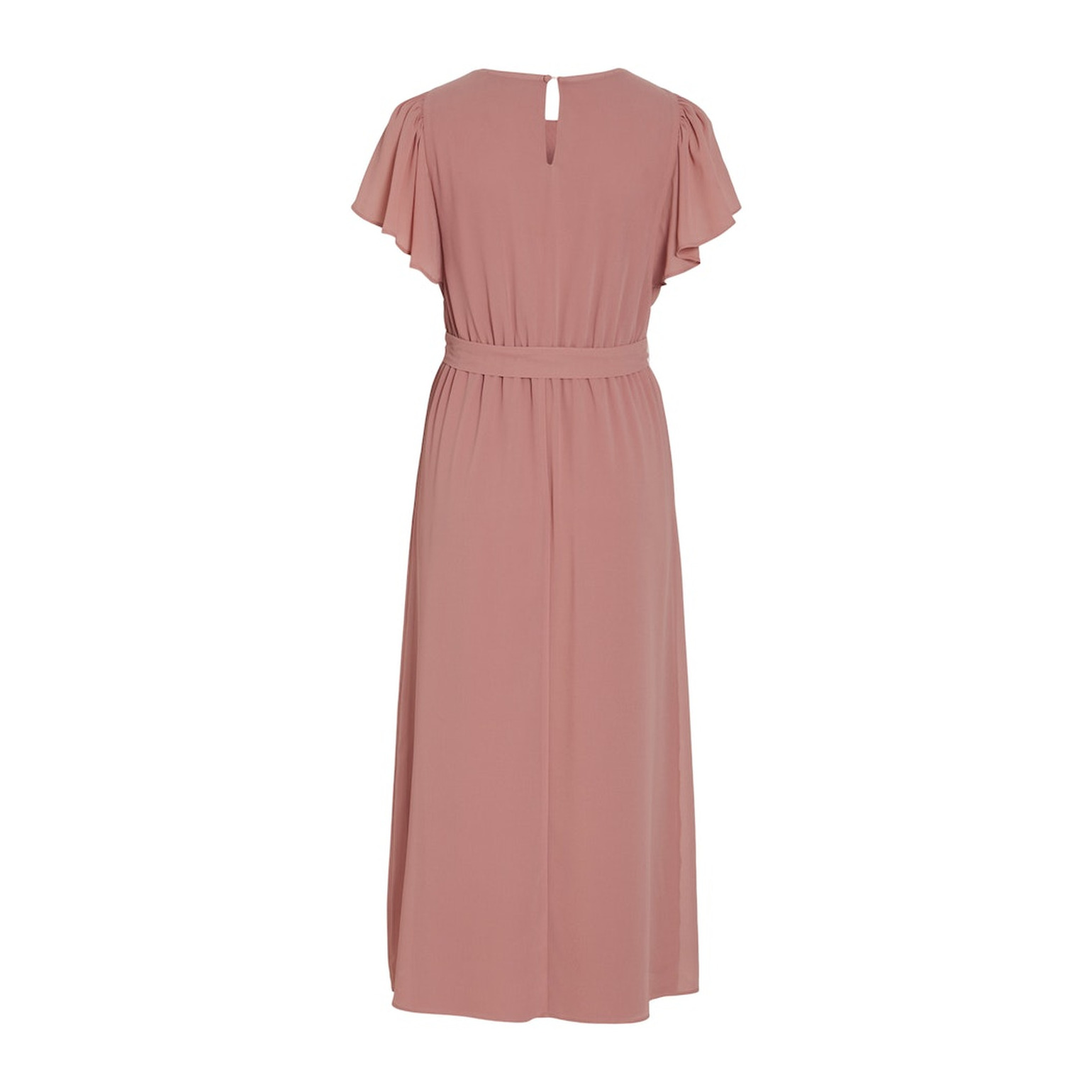 Vila VIMICADA S/S O-NECK MIDI DRESS