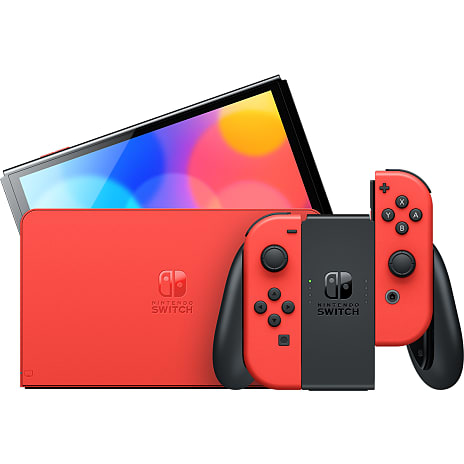 Nintendo Switch OLED konsol - Mario Red