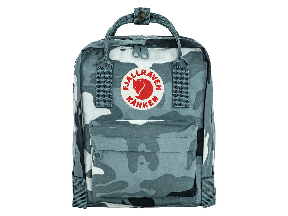 Fjällräven Kånken Graphics Mini rugzak - Nimbus Blue/Hidden Animals
