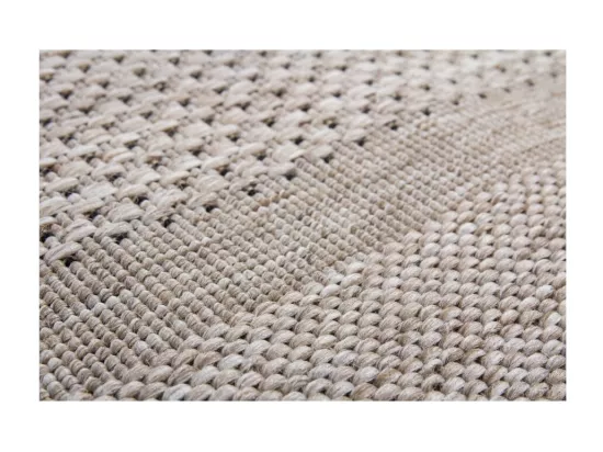 Tapis 110x60cm, design F025A coloris argent - Confort et élégance pour votre intérieur