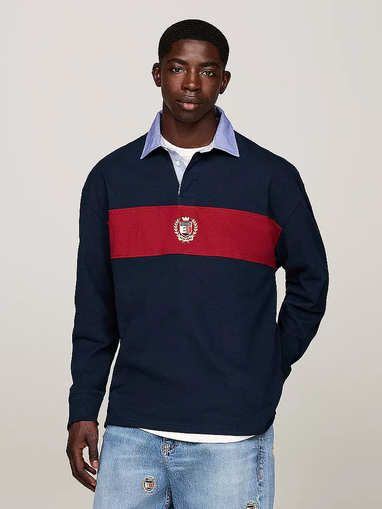 TOMMY JEANS Poloshirt dunkelblau