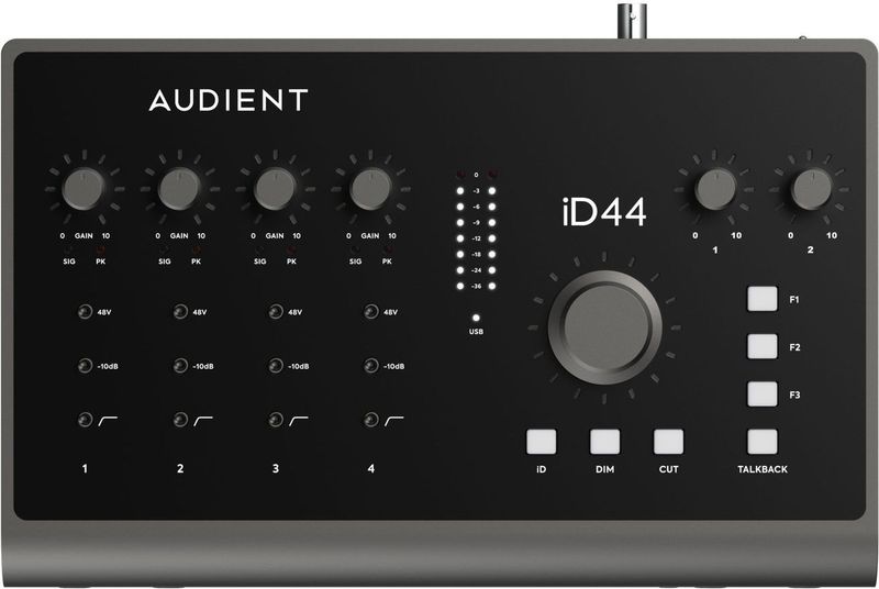 Audient - iD 44 - Audio Interface - Zwart - 4 Pre-amps