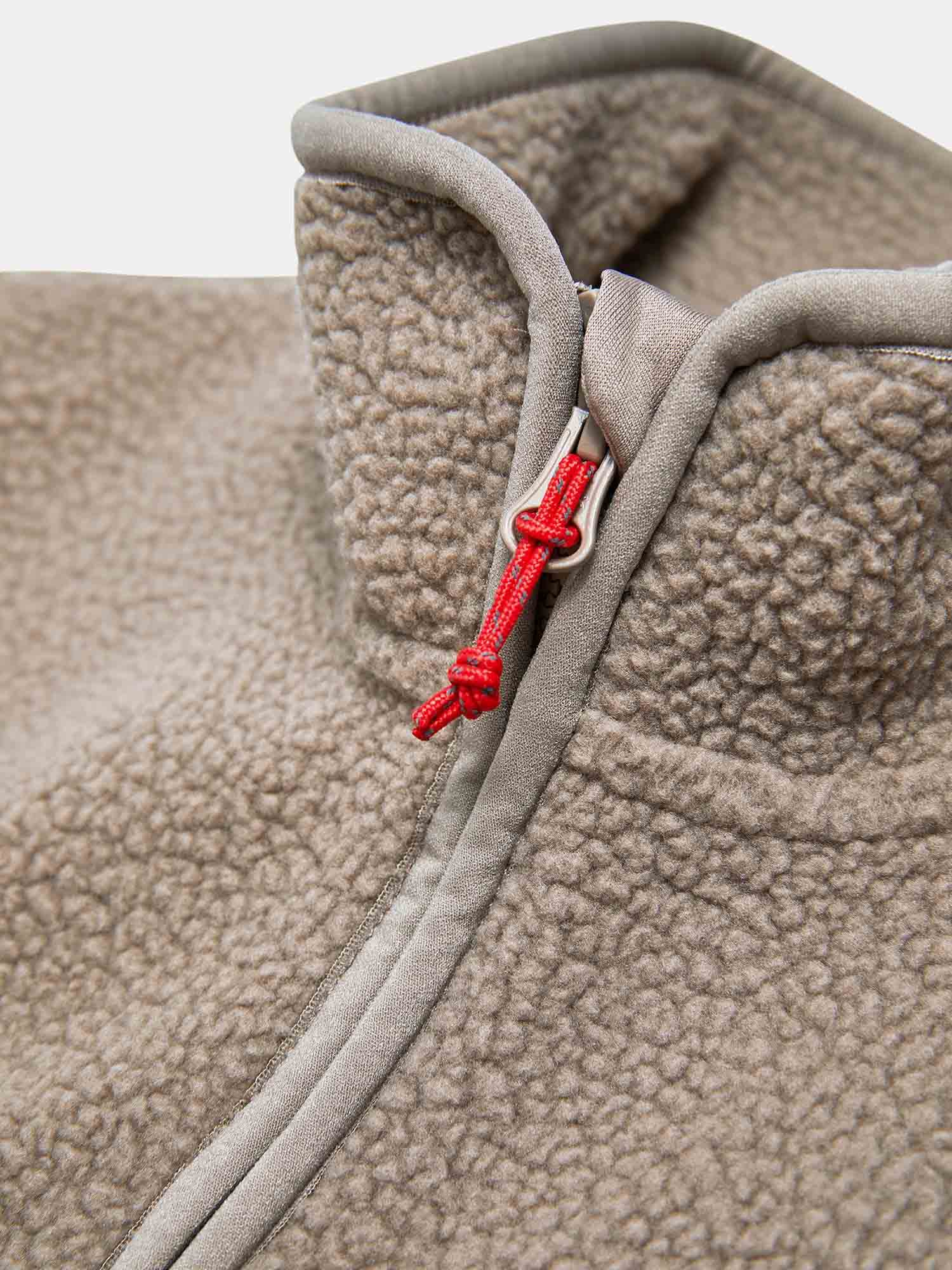 Pile Vest Dame Avid Beige