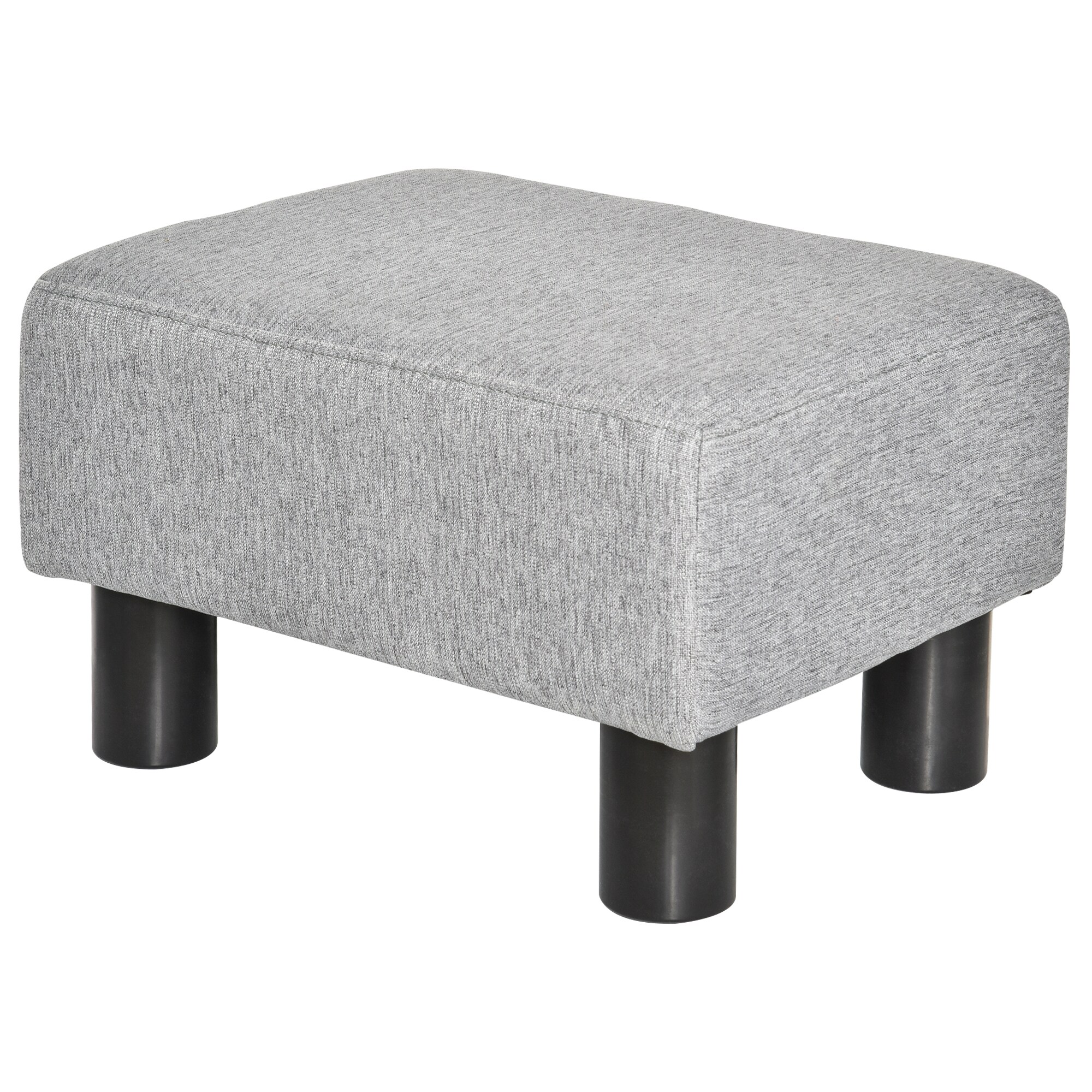 HOMCOM Fußhocker vielseitig einsetzbar dunkelblau 40 x30 x 24 cm (BxTxH)