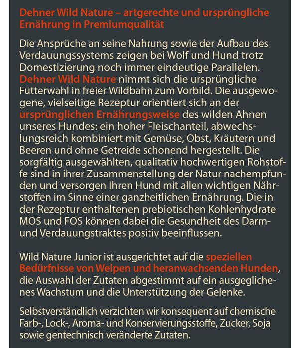 Dehner Wild Nature Trockenfutter für Hunde