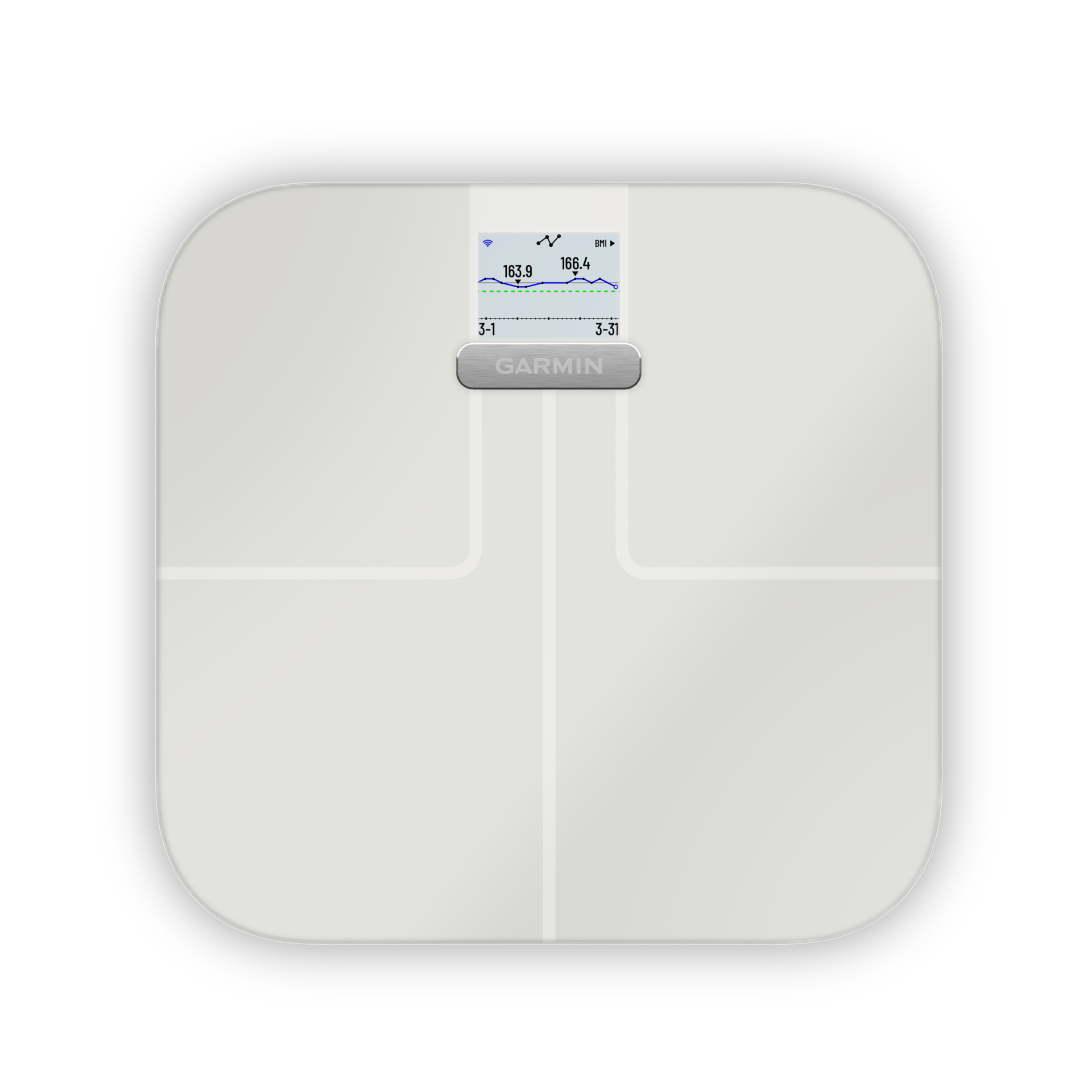 Garmin Index S2 Weegschaal Wit