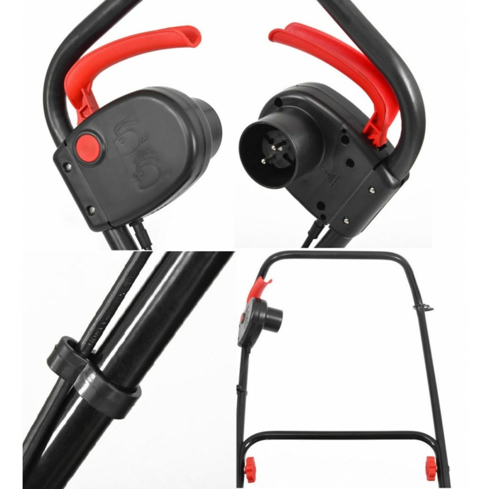 H 1739 scarificateur aérateur électrique 1700w bac 50l 26 couteaux jusqu’à 6 niveaux profondeur réglable