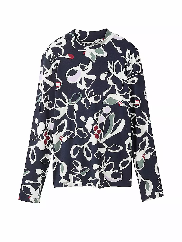 TOM TAILOR Langarmshirt dunkelblau