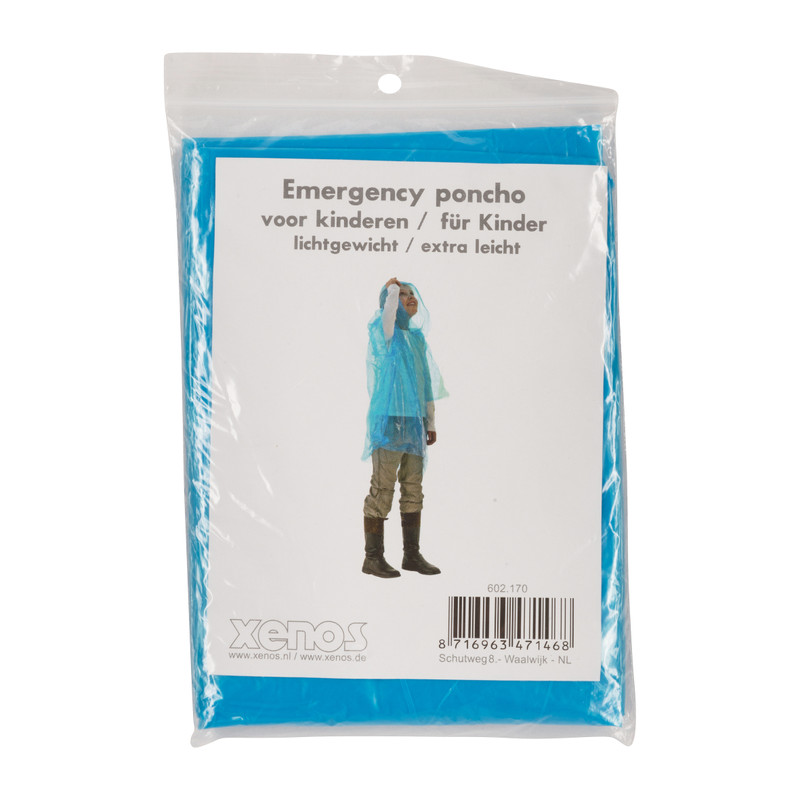 Emergency poncho kids - diverse kleuren
