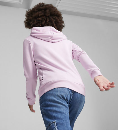Puma Kapuzenpullover - ESS-Logo - Grape Mist