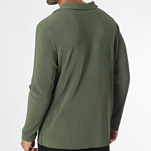 Chemise Manches Longues Vert Kaki