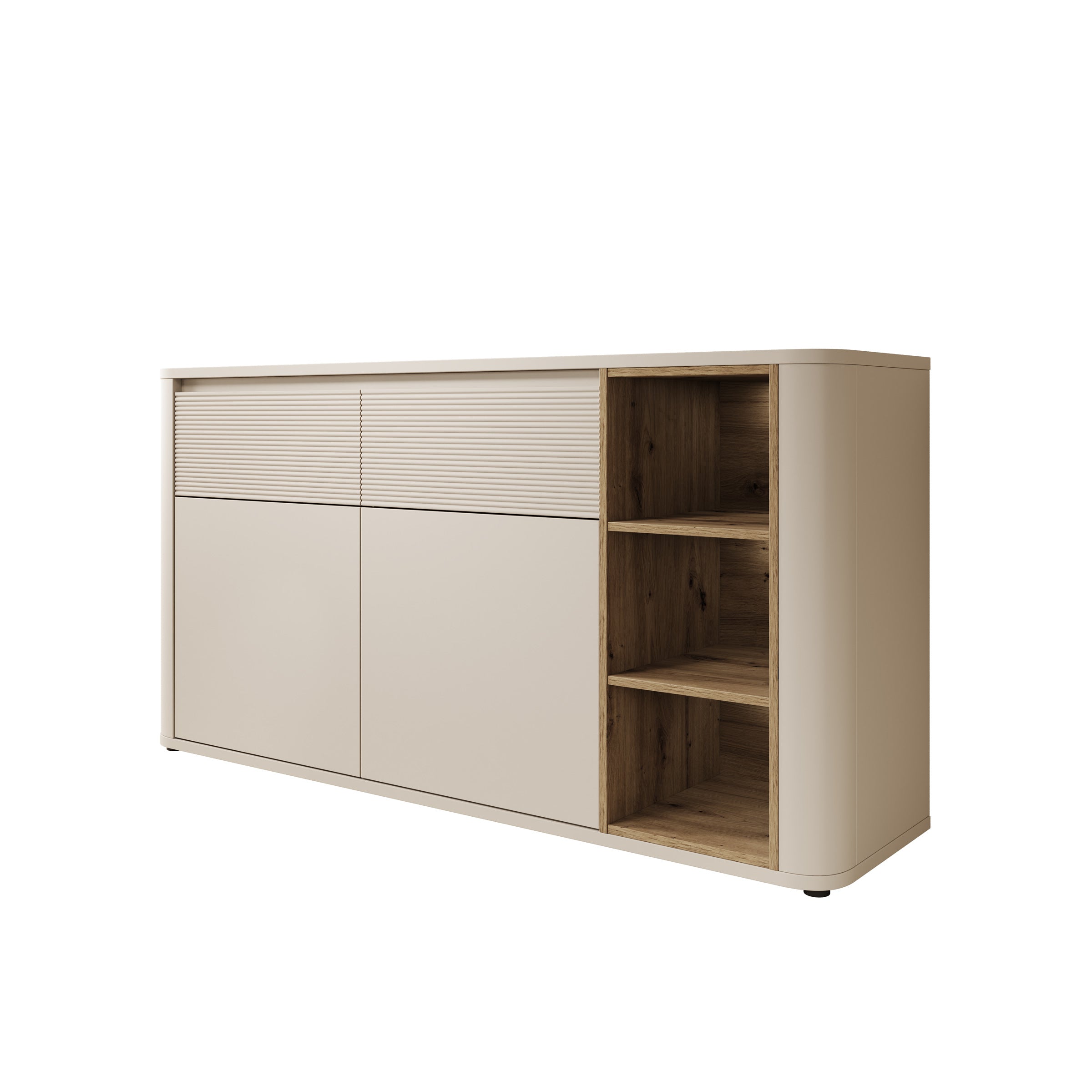 Bijou - Dressoir - Beige - 160x41x83 cm