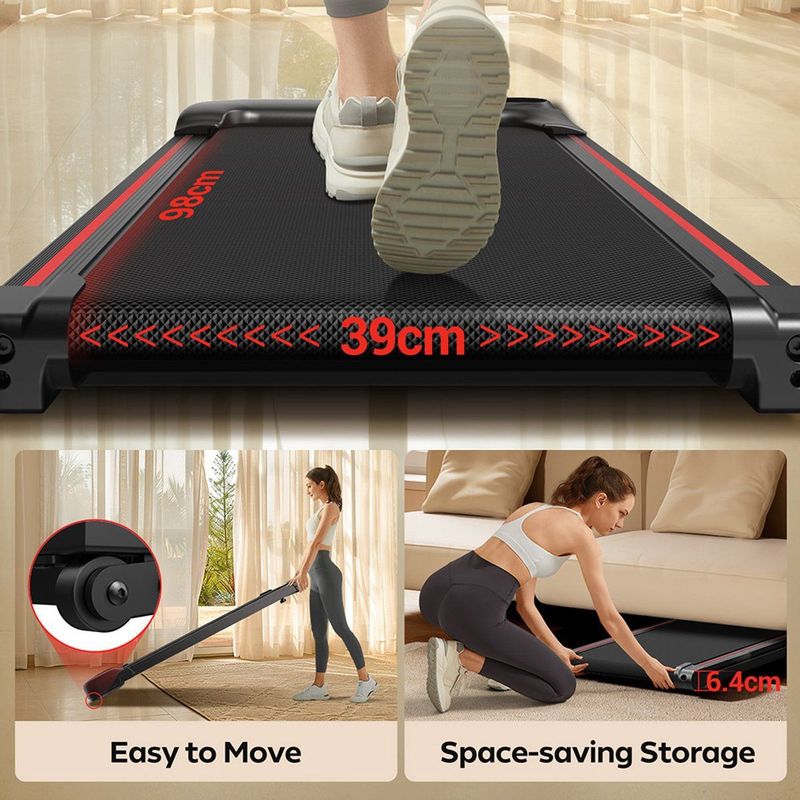 ROBORE X5 Inloopband met 15% Incline & Triple Schokabsorptie - 2.5HP Borstelloze Stille Motor (