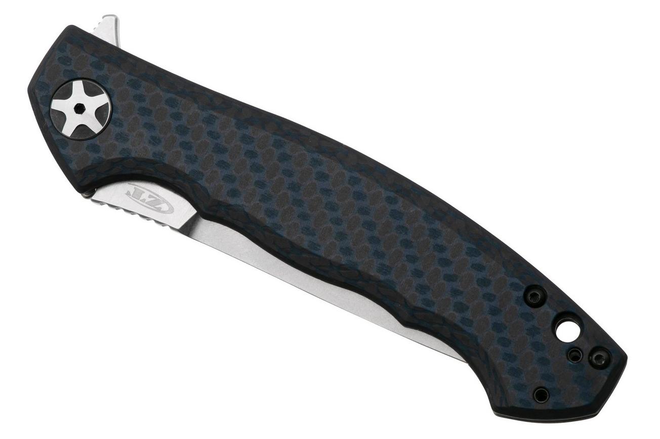 Zero Tolerance 0452BLUCF Magnacut, Black/Blue Carbon Fiber, zakmes, Dmitry Sinkevich design