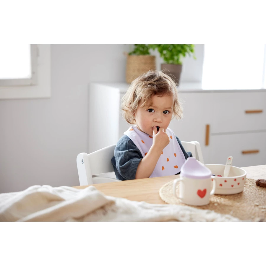LÄSSIG Lätzchen 5er Pack Happy Rascals Herz