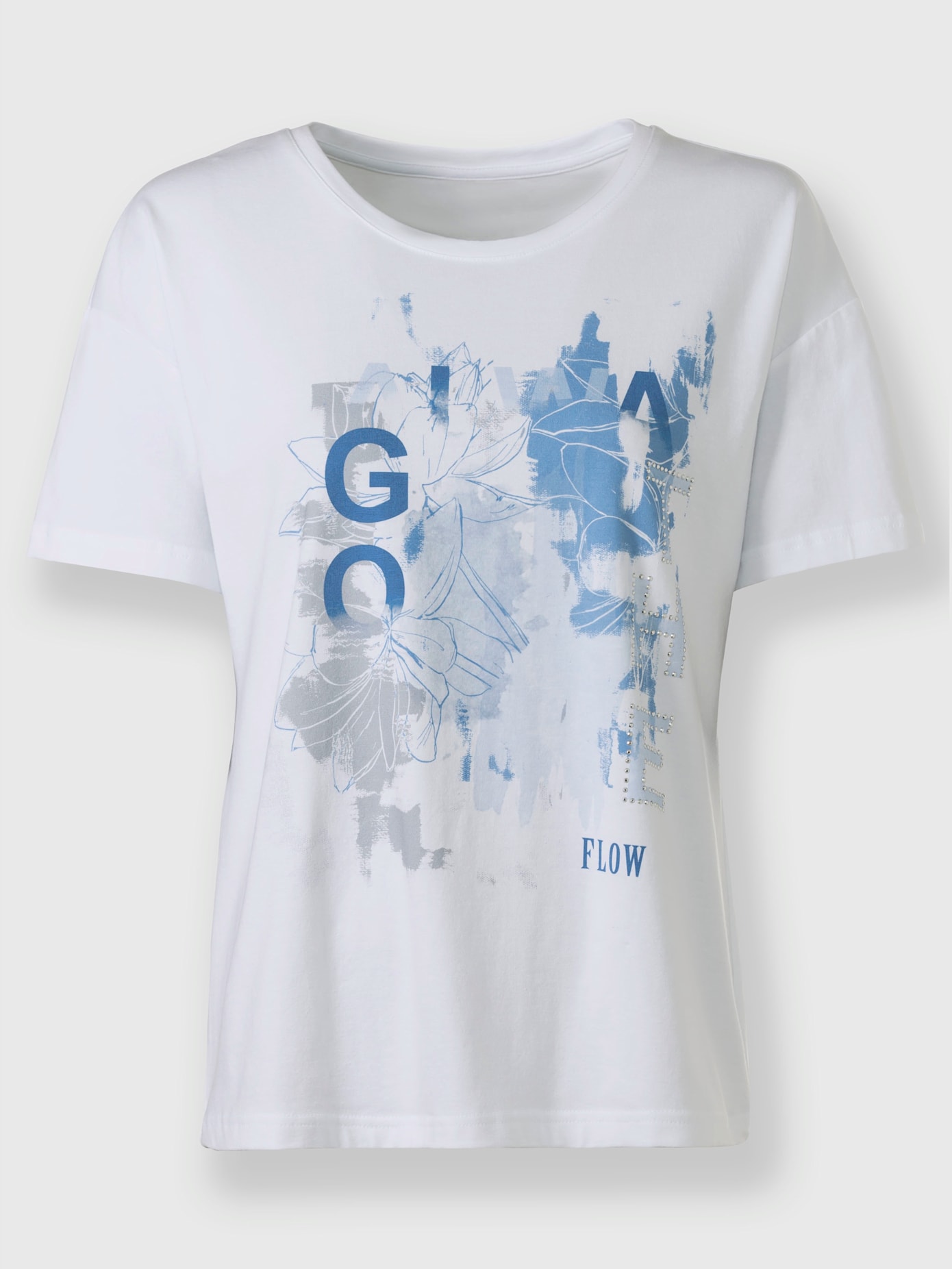 T-shirt joli imprimé devant