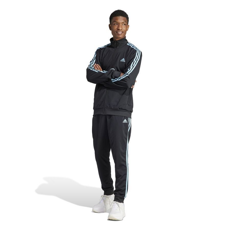 adidas Survêtement 3-Stripes - Noir/Turquoise