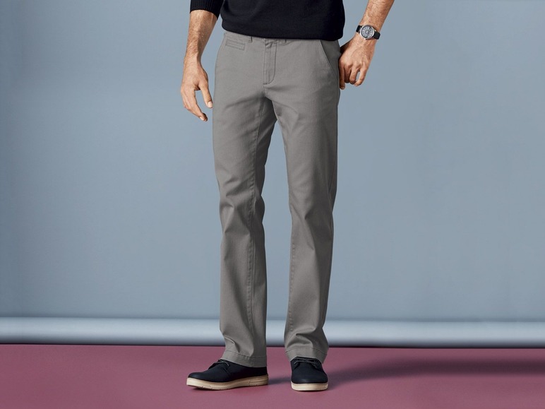 Heren twillbroek straight fit