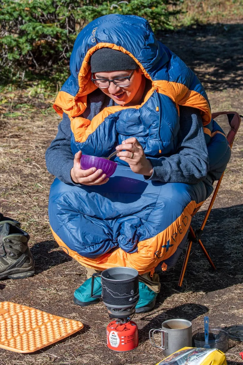 Exped SitPad Flex Orange/Grey