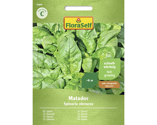 Spinazie Matador 20 g FloraZelfbestuivend Zaad Groentezaden