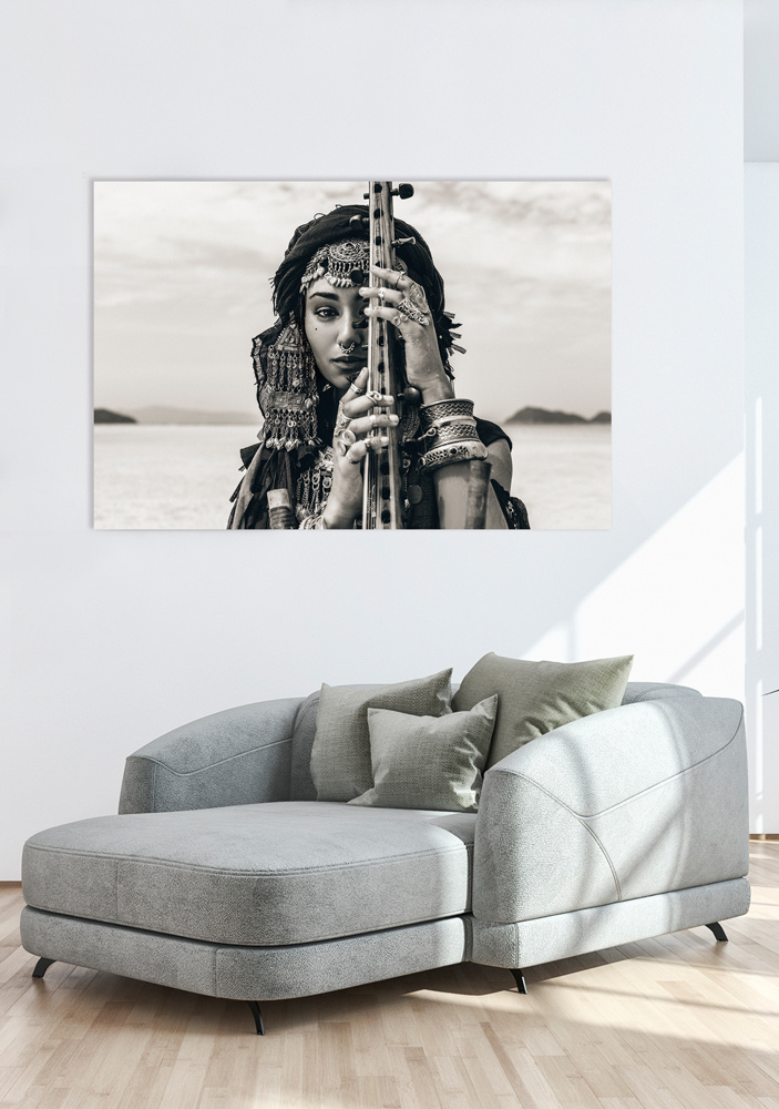 Akustikbild WÜSTEN-SCHÖNHEIT 80x120cm, 7kg