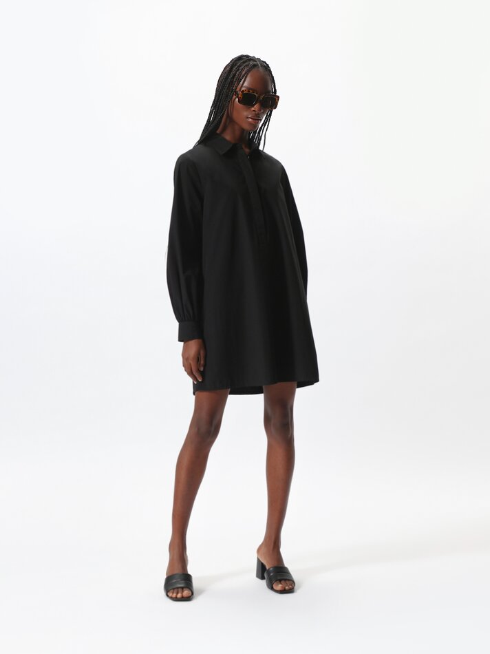Vestido camisa - Preto