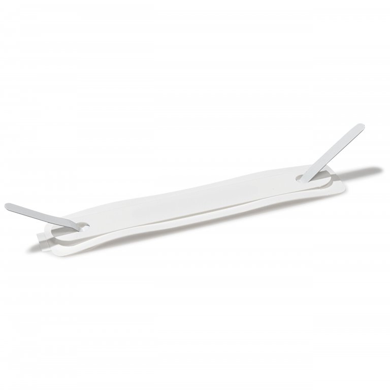 Heftstreifen selbstklebend Hart-PVC, weiß