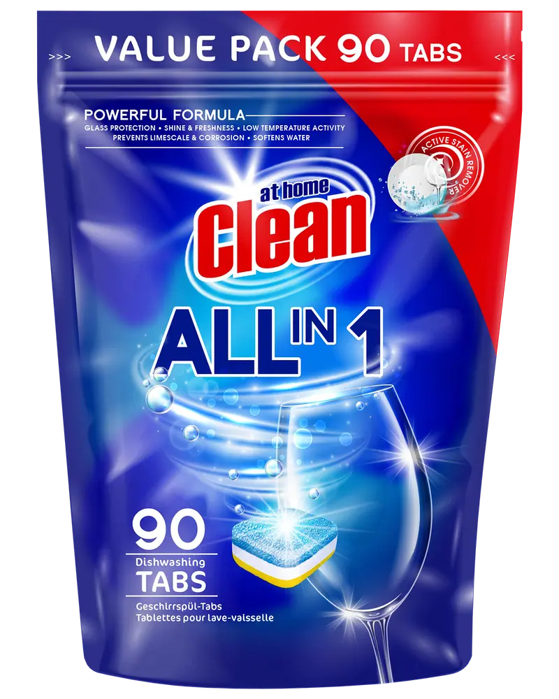 At Home Clean Opvasketabs 90-pak