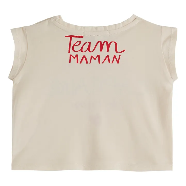 Emile et Ida T-shirt Maman Capitaine | Ecru