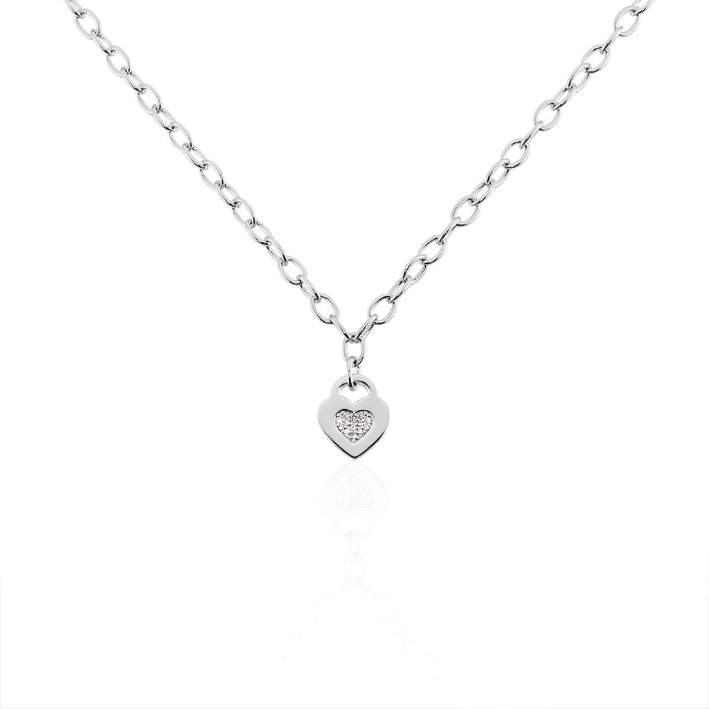 Collier Dorote Argent Blanc Oxyde De Zirconium