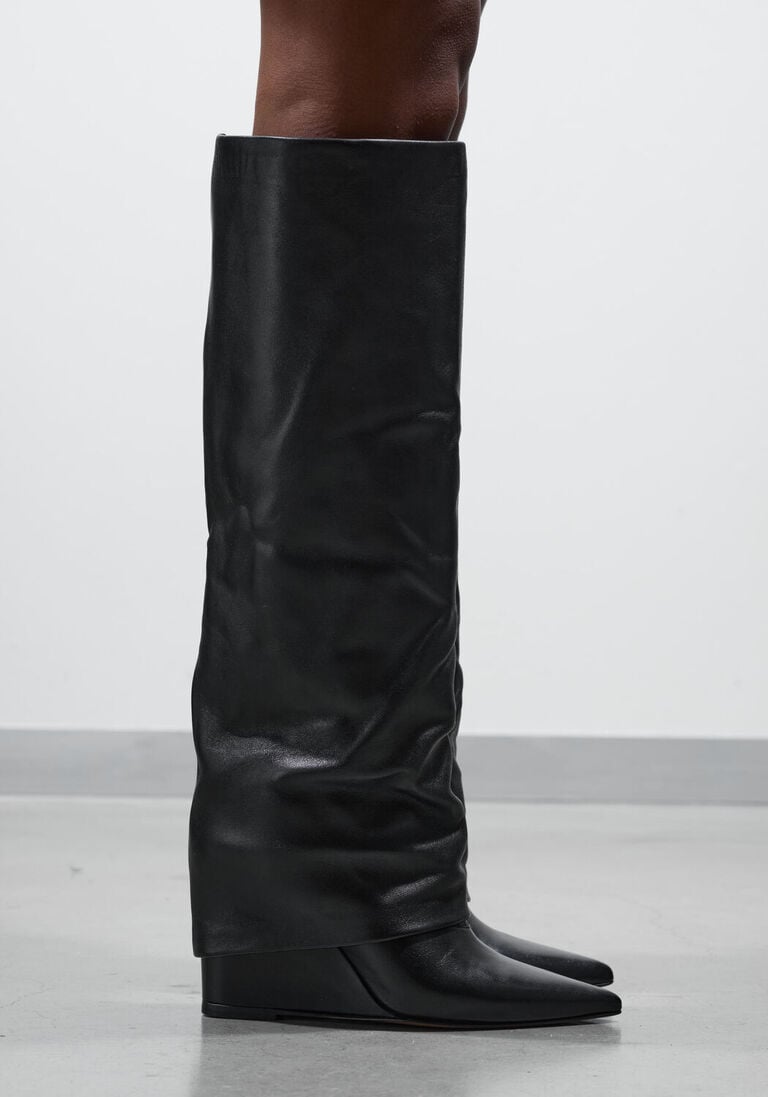 zwarte lina locchi laarzen se001