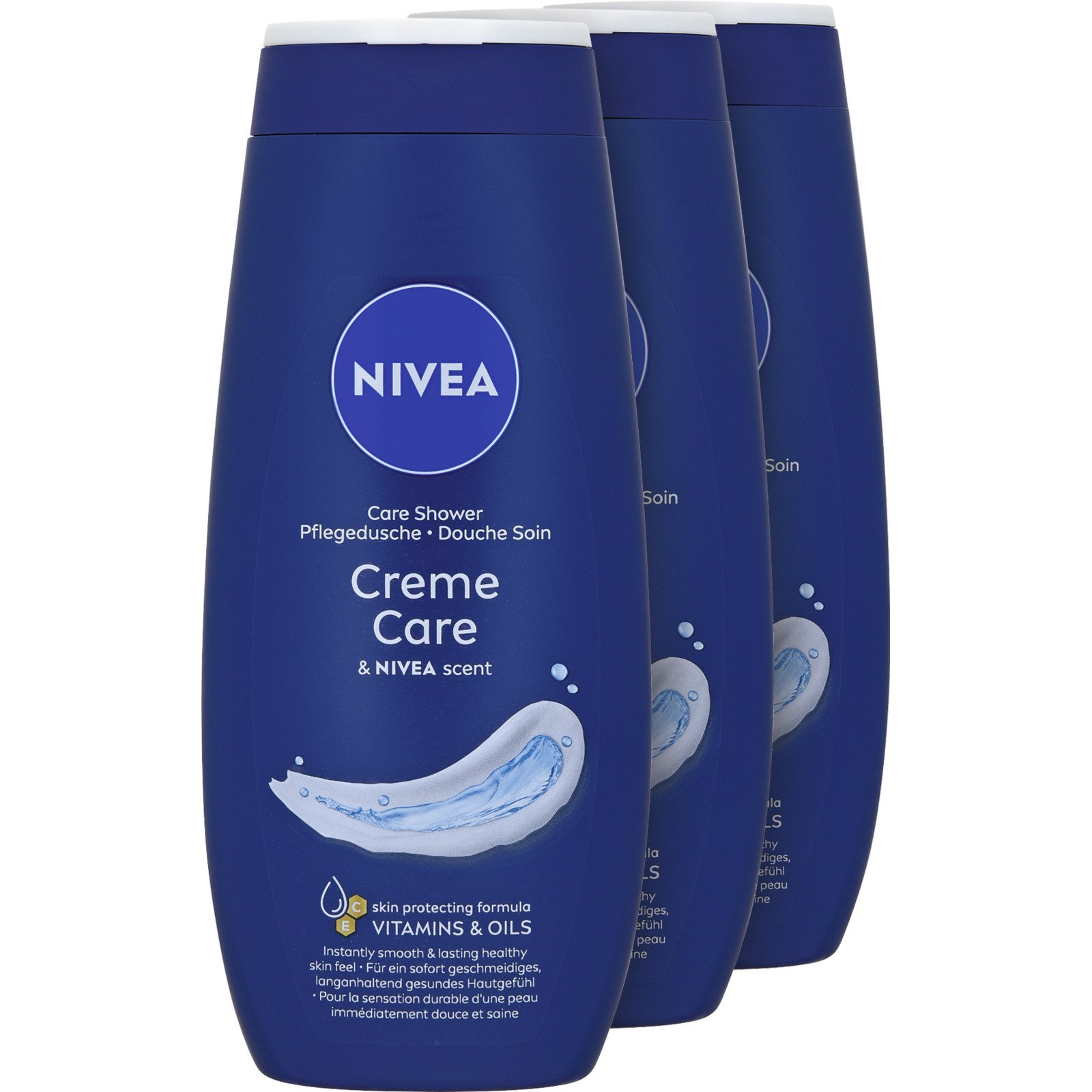 Nivea Pflegedusche Creme Care 3 x 250 ml