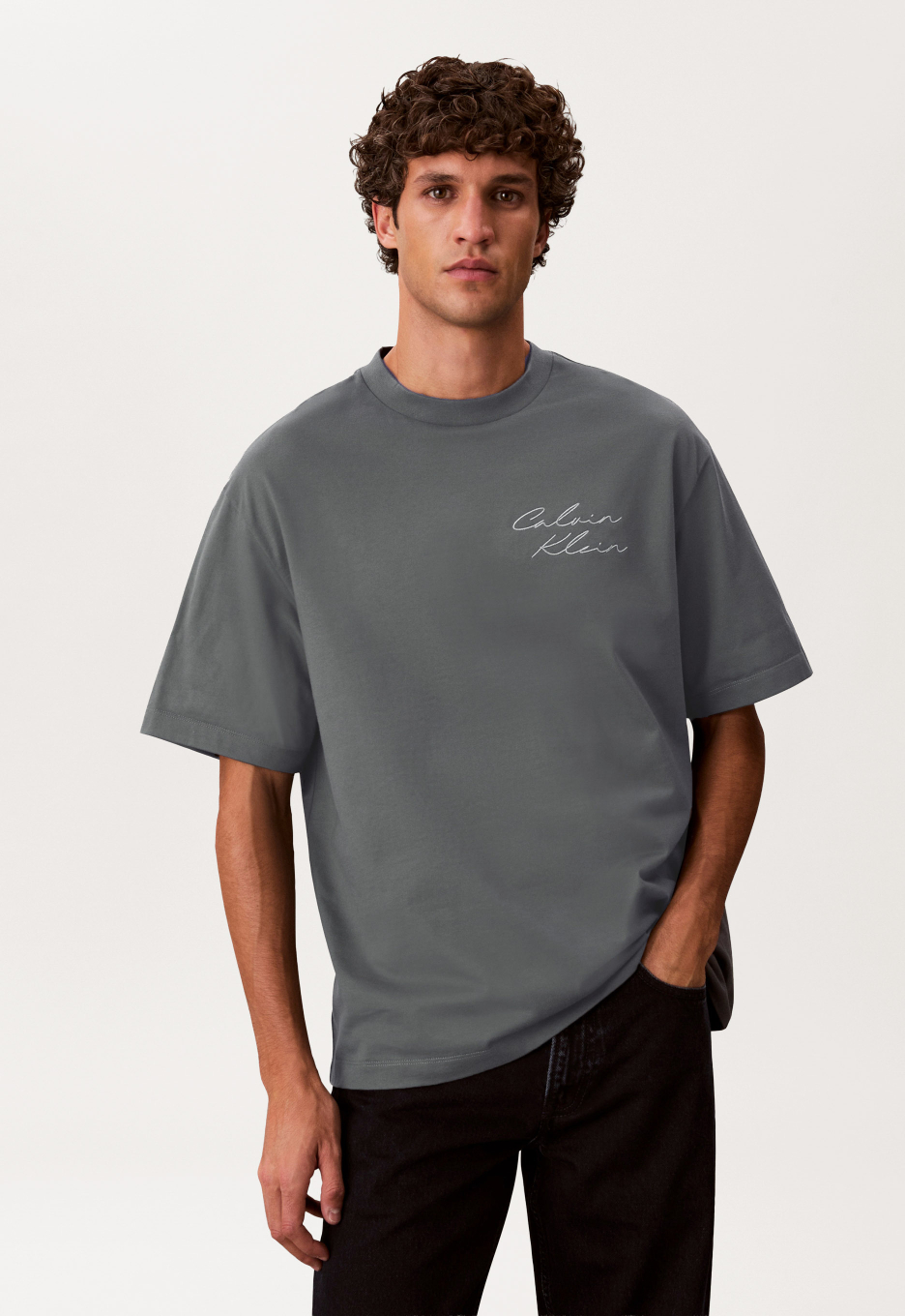 Calvin Klein Script Logo Graphic T-shirt