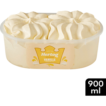 Hertog IJs IJssalon Vanille Roomijs 900ml