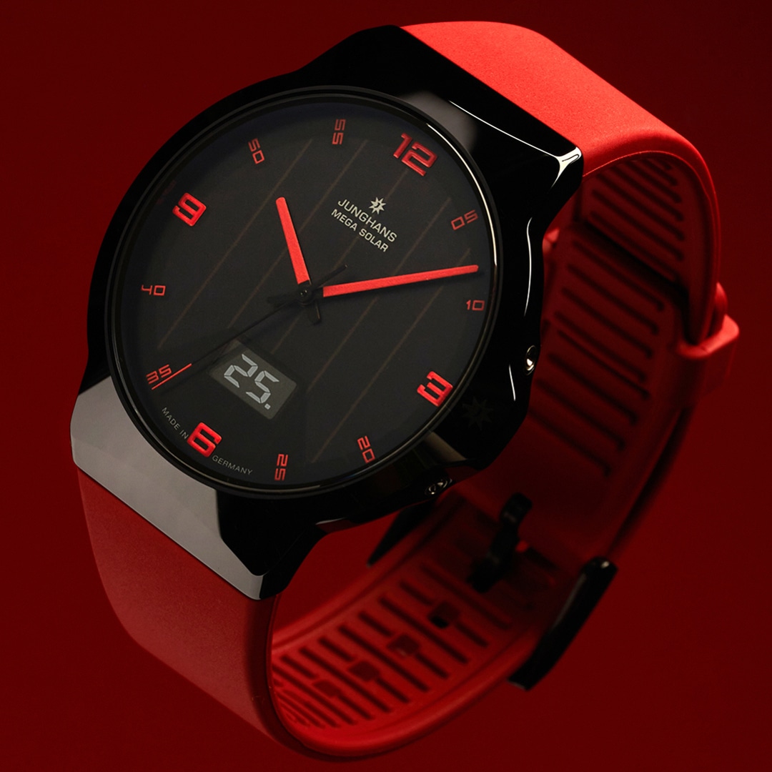 Junghans Performance Force Mega Solar Rot