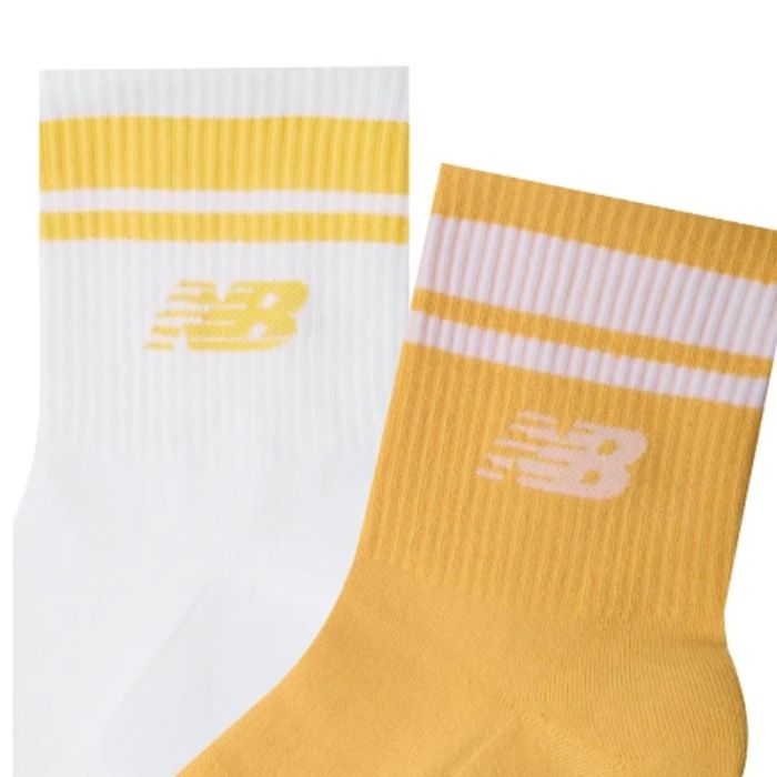 New Balance Unisex Strømper Run Repreve Ankle Socks - 2 Pack Gul