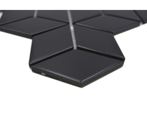 Keramisch mozaïek POV 05 zwart mat 26,6x30,5 cm