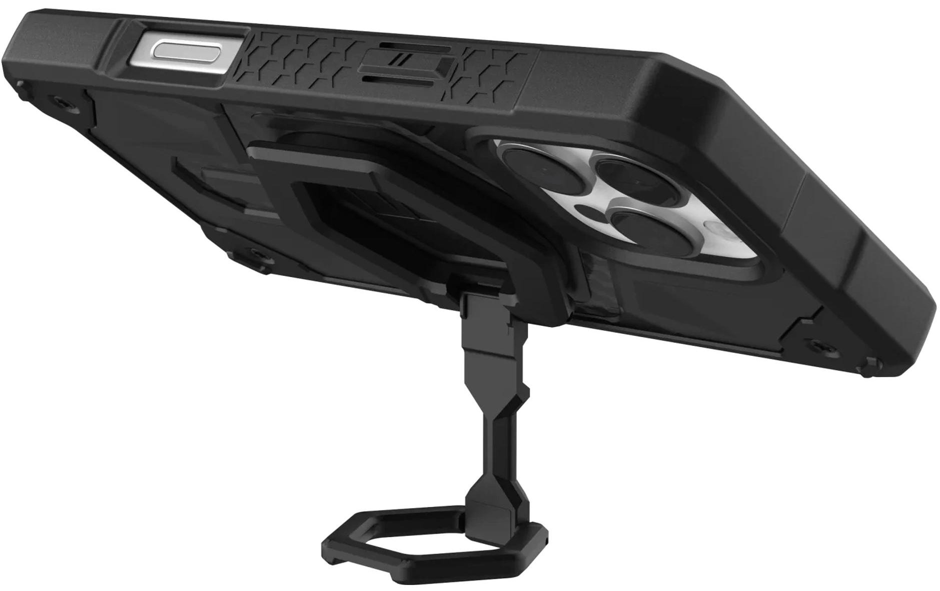 Back Cover Monarch Pro + Stand iPhone 16 Pro Max CarbonSchutzhülle + Stand für das Apple iPhone 16 Pro Max