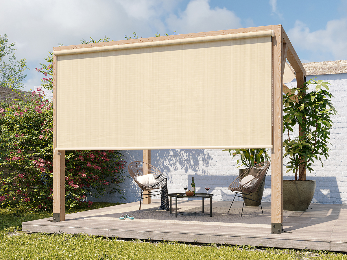 Platinum Coolfit 2,48 x 2,40m zwart rolgordijn