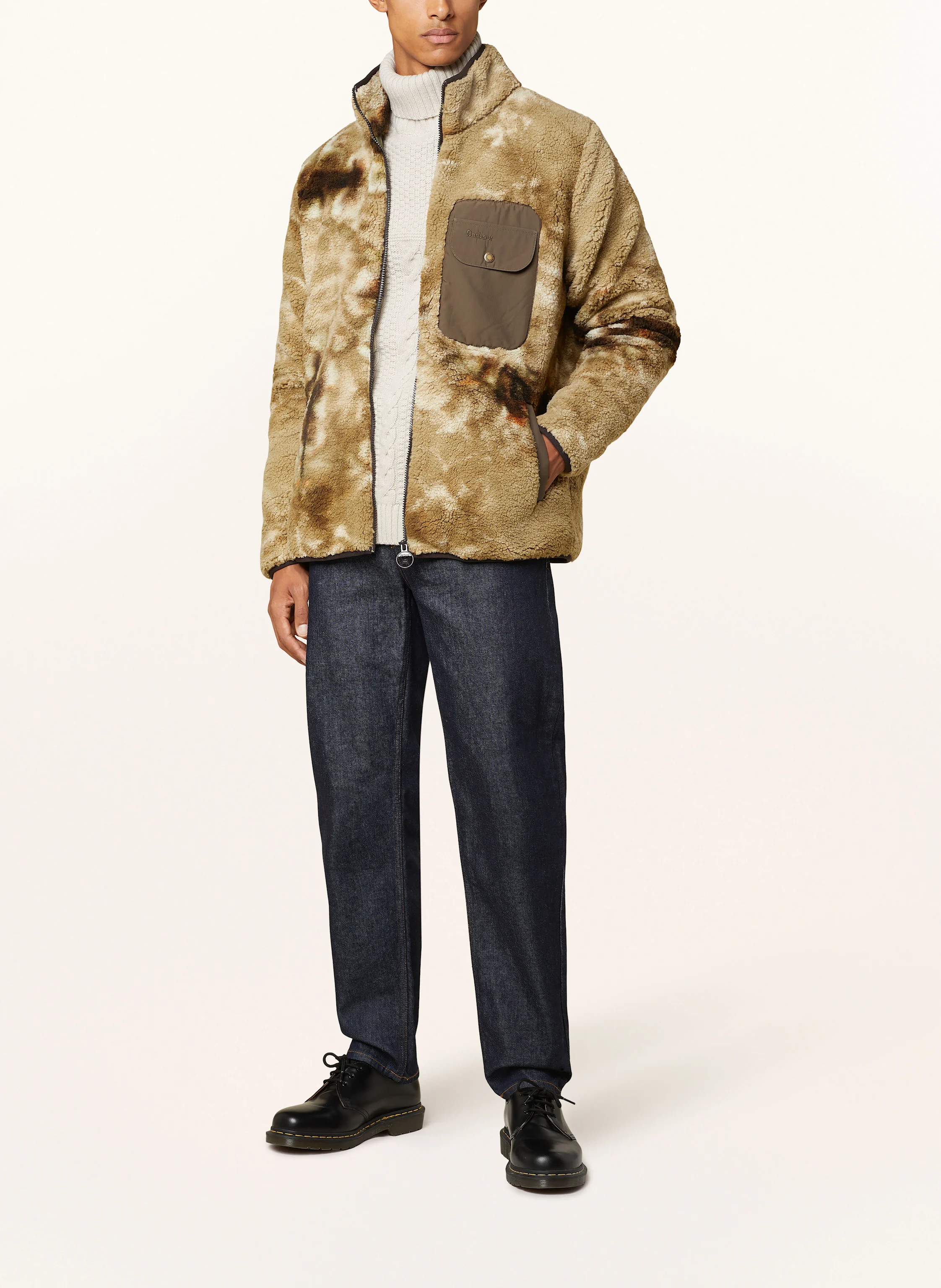 Barbour Teddyfell-Jacke MOOR
