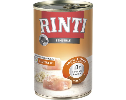 RINTI Sensitive Kip & Rijst natvoer voor honden 400g