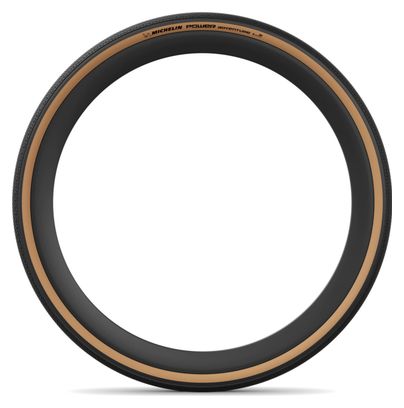 Pneu Gravel Michelin Power Adventure Competition Line 700 mm Tubeless Ready Souple Bead to Bead Gum-X Flancs Classic