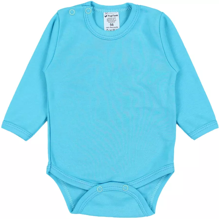 TupTam Jungen Baby Body Langarm 5er Pack grünblau