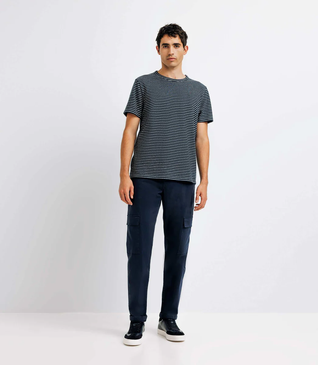 T-shirt rayé marine