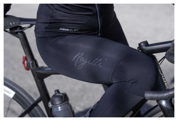 Cuissard Long Velo Avec Bretelless Avec Peau Rogelli Essential - Femme - Noir